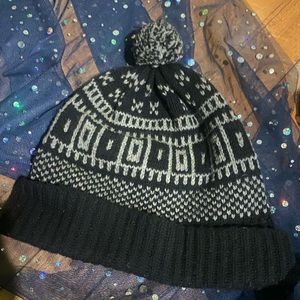 CLUB MONACO 100% WOOL AZTECK BEANIE Hat GORG COZY LUX